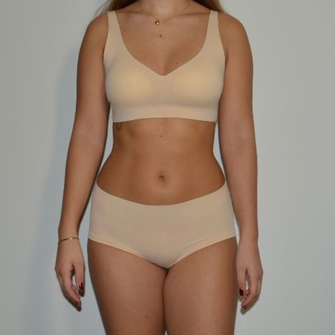 beige bh utan bygel