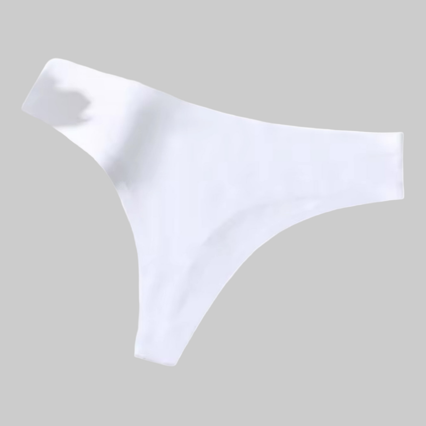 Vit seamless sömlös bomulltrosa nube