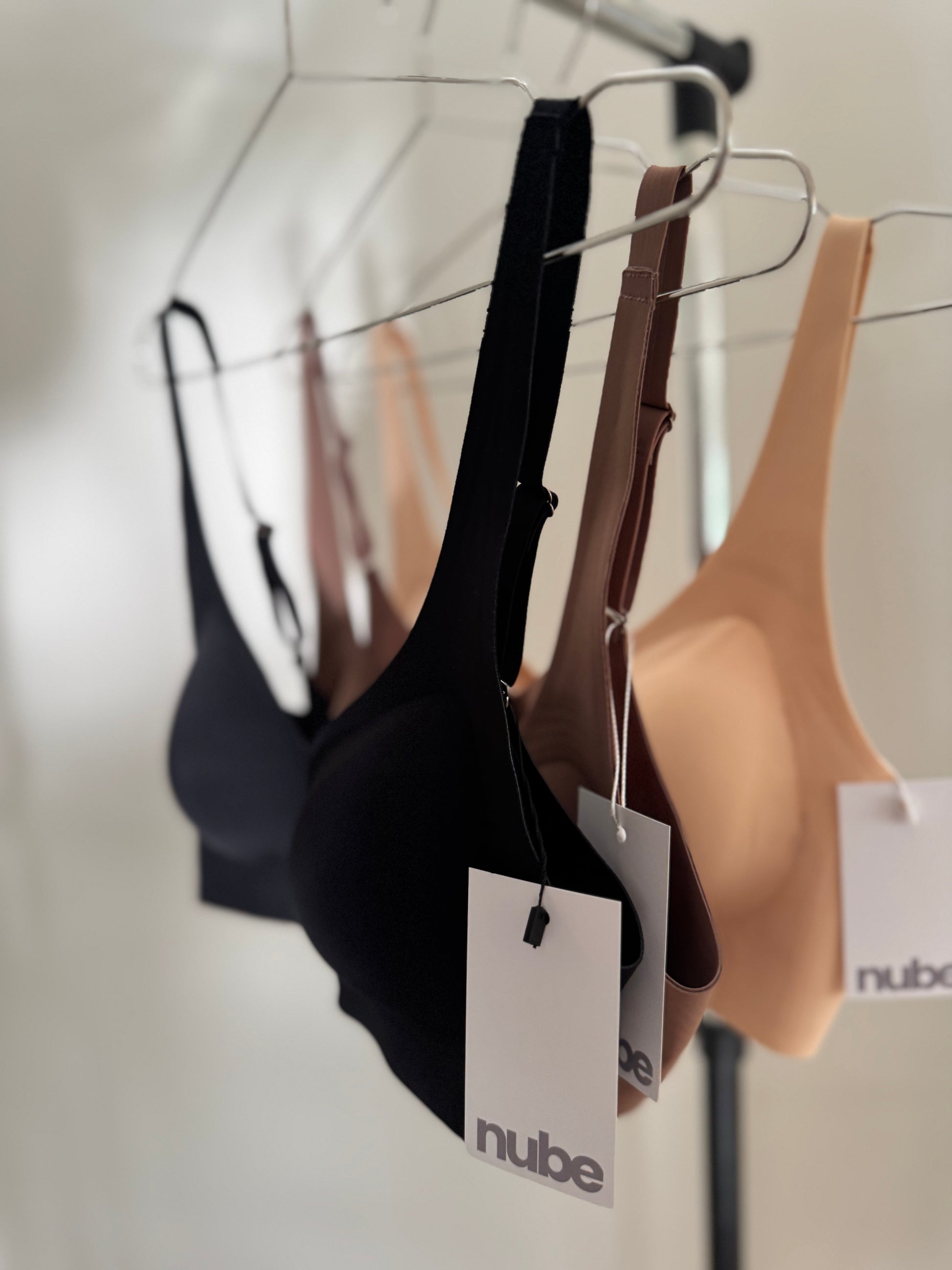 Ease bh utan bygel i svart brunt och beige 