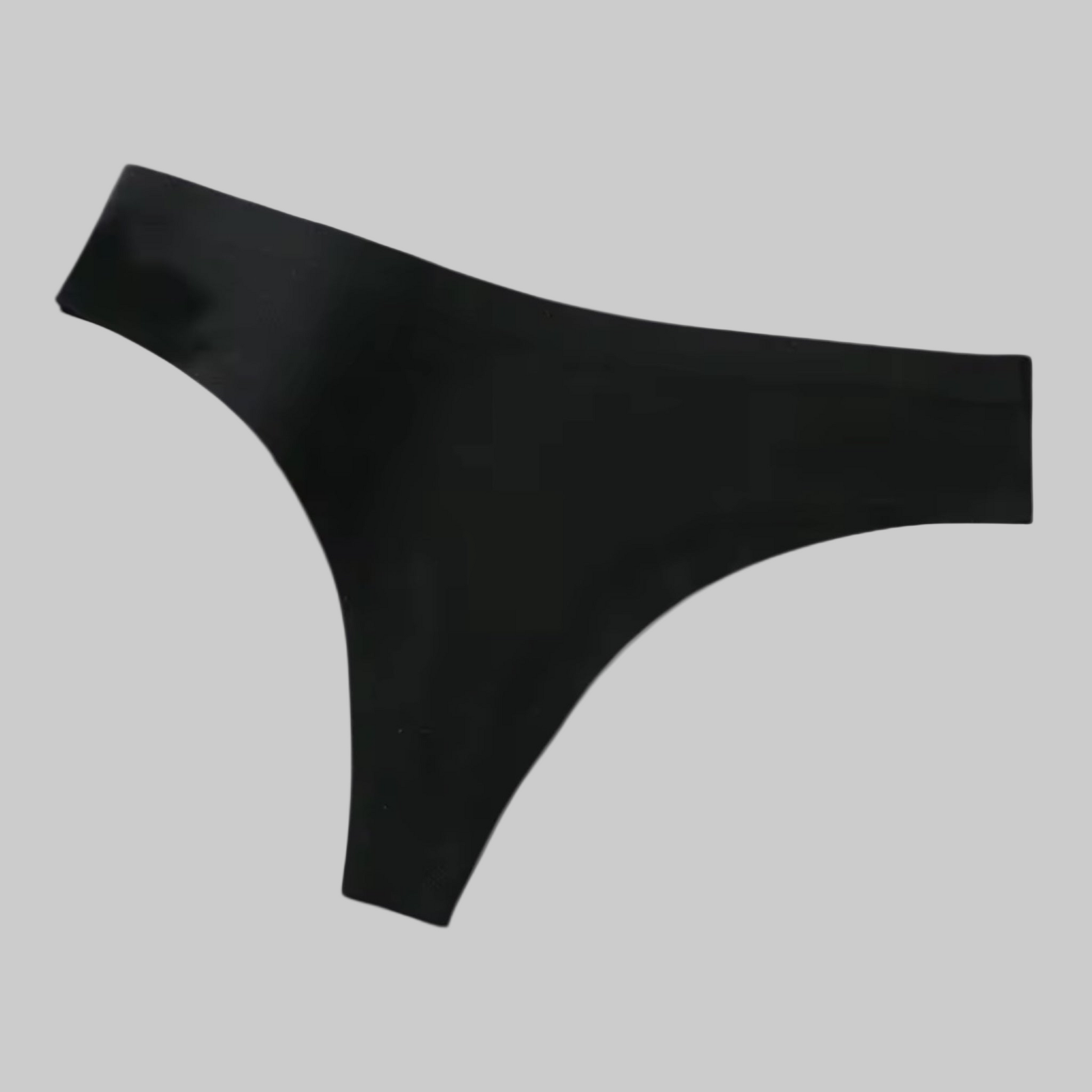 String seamless sömlös bomull trosa svart nube